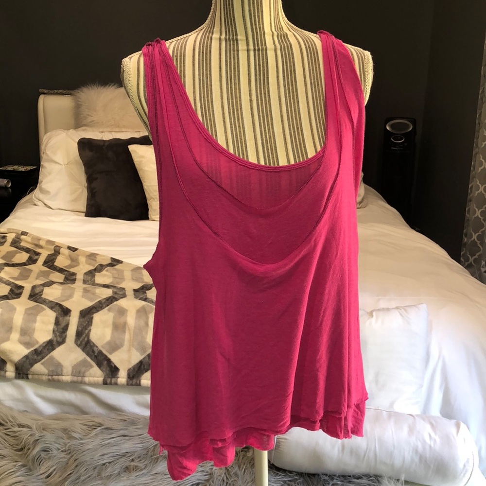 NWOT We the Free Pink Tank Top - Picture 1 of 8